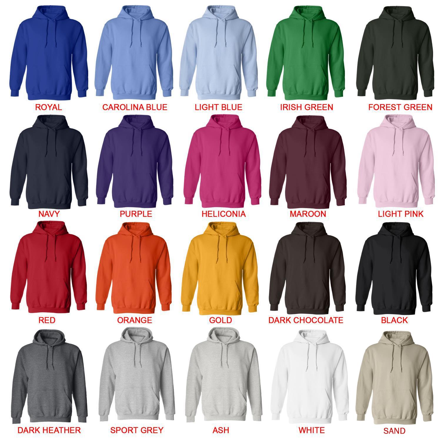 hoodie color chart - The Quarry Store