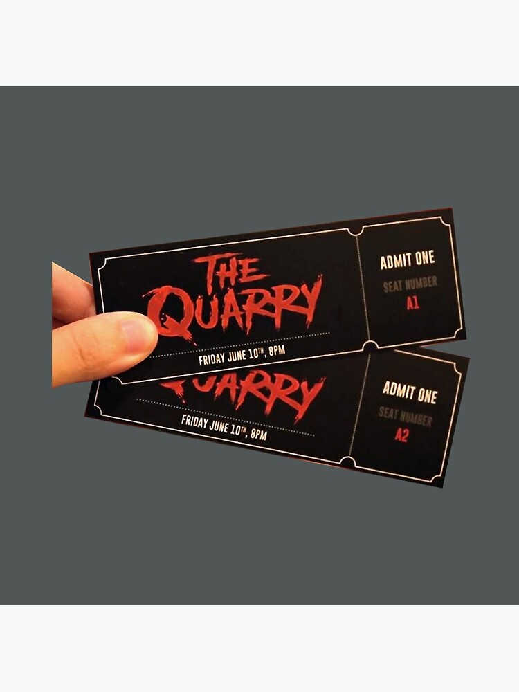 The Quarry Tickets Design Throw Pillow - Image 2