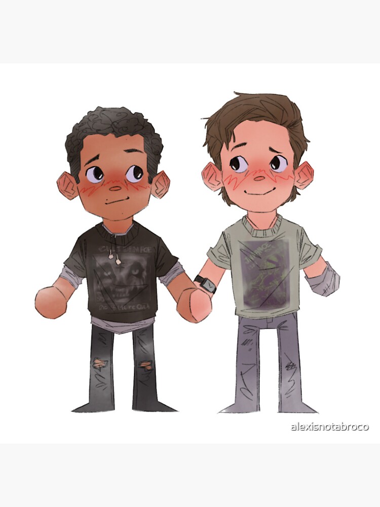 Ryan And Dylan Holding Hands Throw Pillow - Image 2