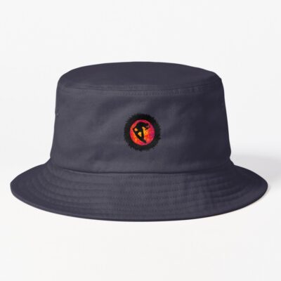Funny Gift For The Quarry Light Blue Vintage Photograp Bucket Hat