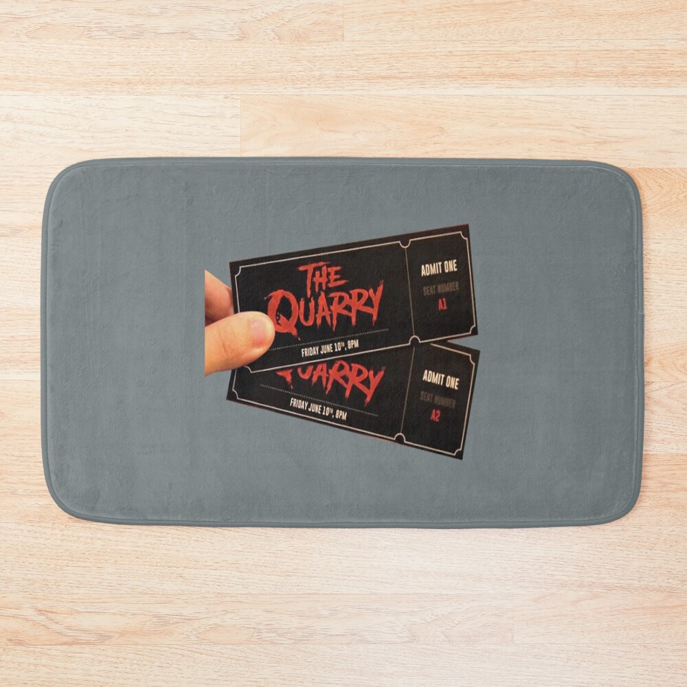 The Quarry Tickets Design Bath Mat