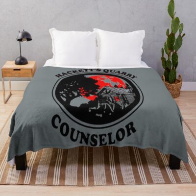 Zach Tinker Hackett S Quarry Counselor Throw Blanket