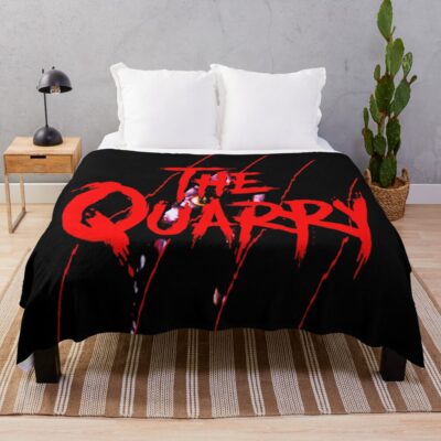 Hackett S Quarry Summer Camp The Quarry Monster Eye Throw Blanket
