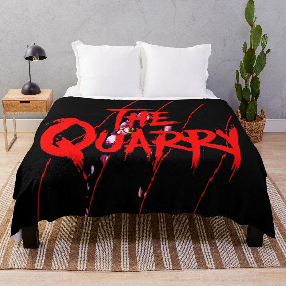 Hackett S Quarry Summer Camp The Quarry Monster Eye Throw Blanket
