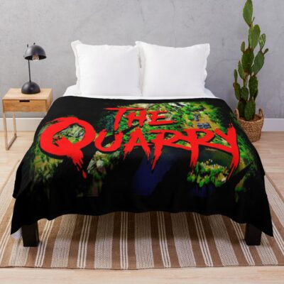 Hackett S Quarry Summer Camp Map The Quarry Throw Blanket