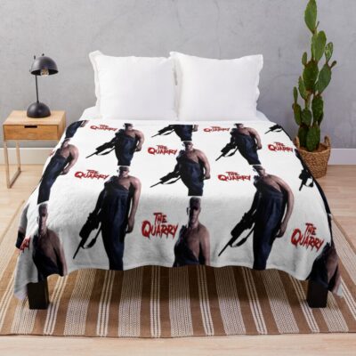 Hacketts Quarry Summer Camp Throw Blanket