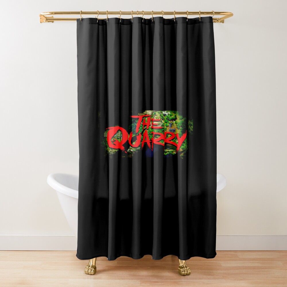 Hackett S Quarry Summer Camp Map The Quarry Shower Curtain