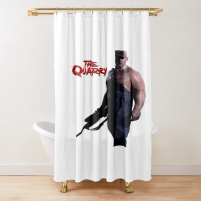 Hacketts Quarry Summer Camp Basic Shower Curtain
