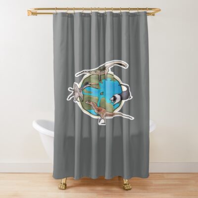 The Langenberg Quarry Shower Curtain