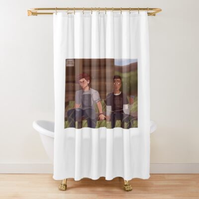 Dylan Lenivy And Ryan Erzahler The Quarry Shower Curtain