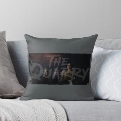 The Quarry Dark Design Throw Pillow