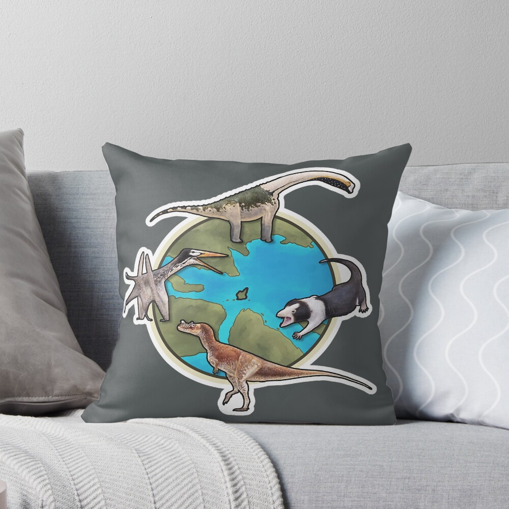 The Langenberg Quarry Throw Pillow