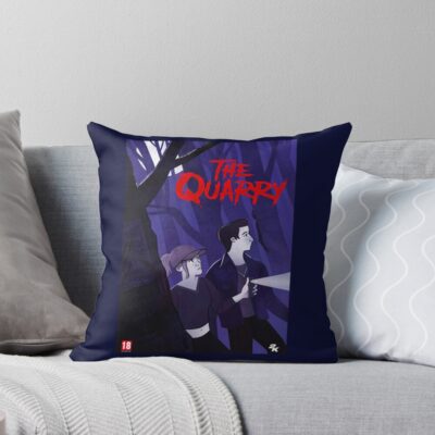 Funny Man The Quarry Animal Awesome For Music Fans Throw Pillow