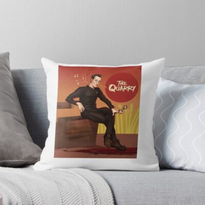 Funny Gifts The Beautiful Model Quarry Vintage Photograp Throw Pillow