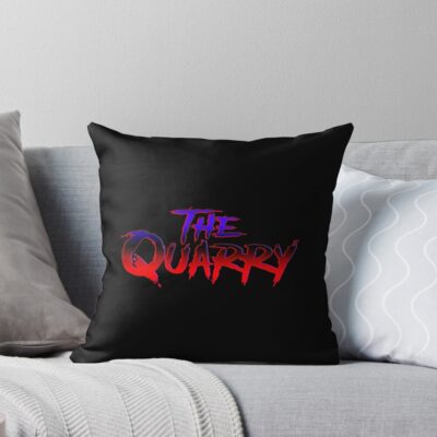 The Quarry Logo Throw Pillow