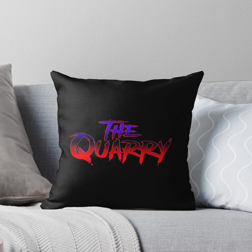 The Quarry Logo Throw Pillow