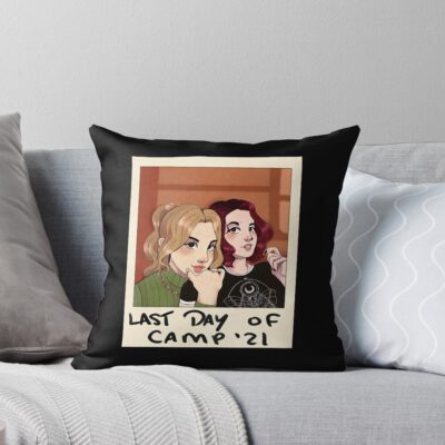 Last Day Of Camp Throw Pillow