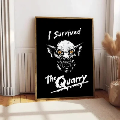 The Quarry Final Night Survival Wall Art